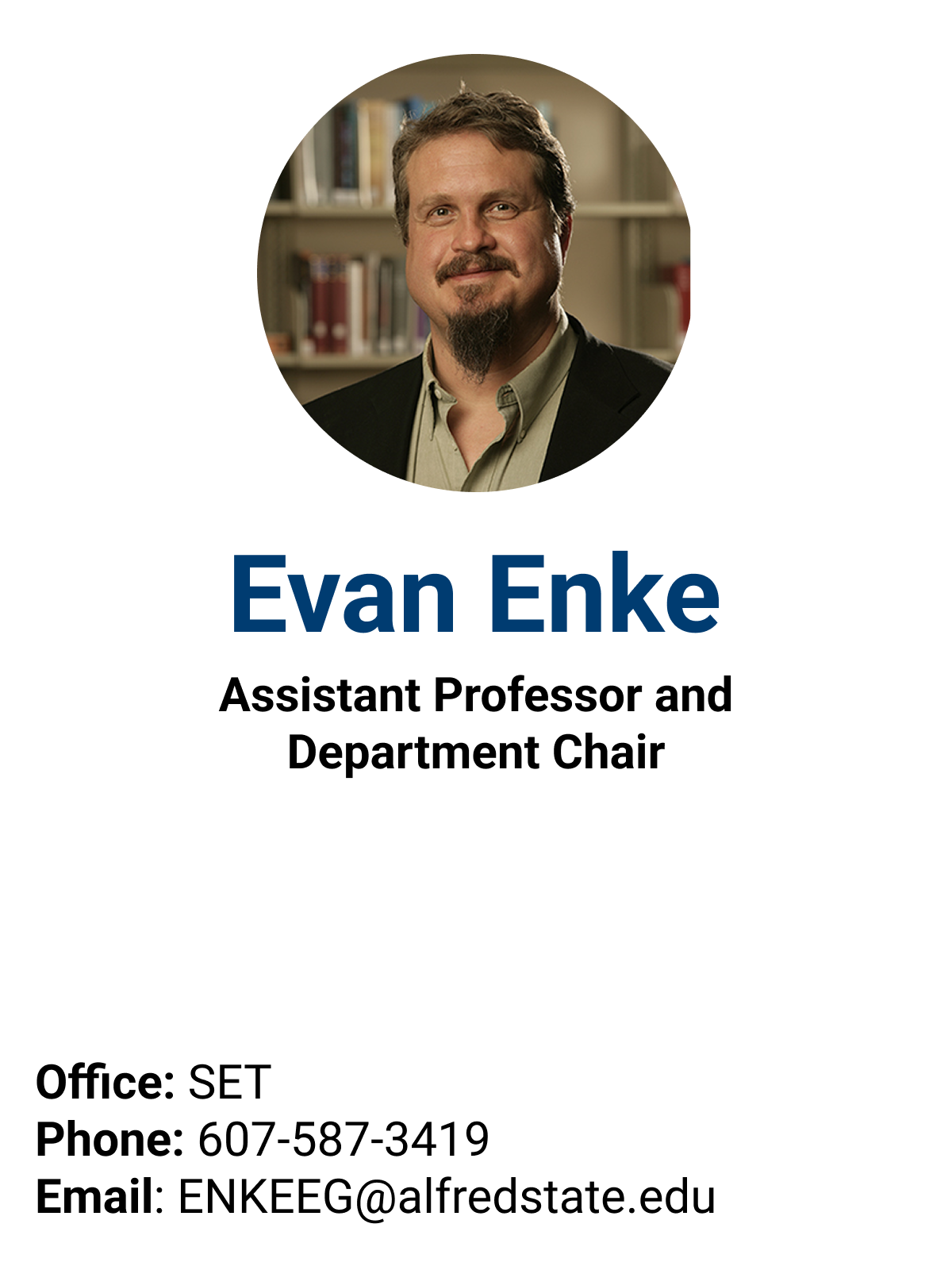 Card of Evan Enke