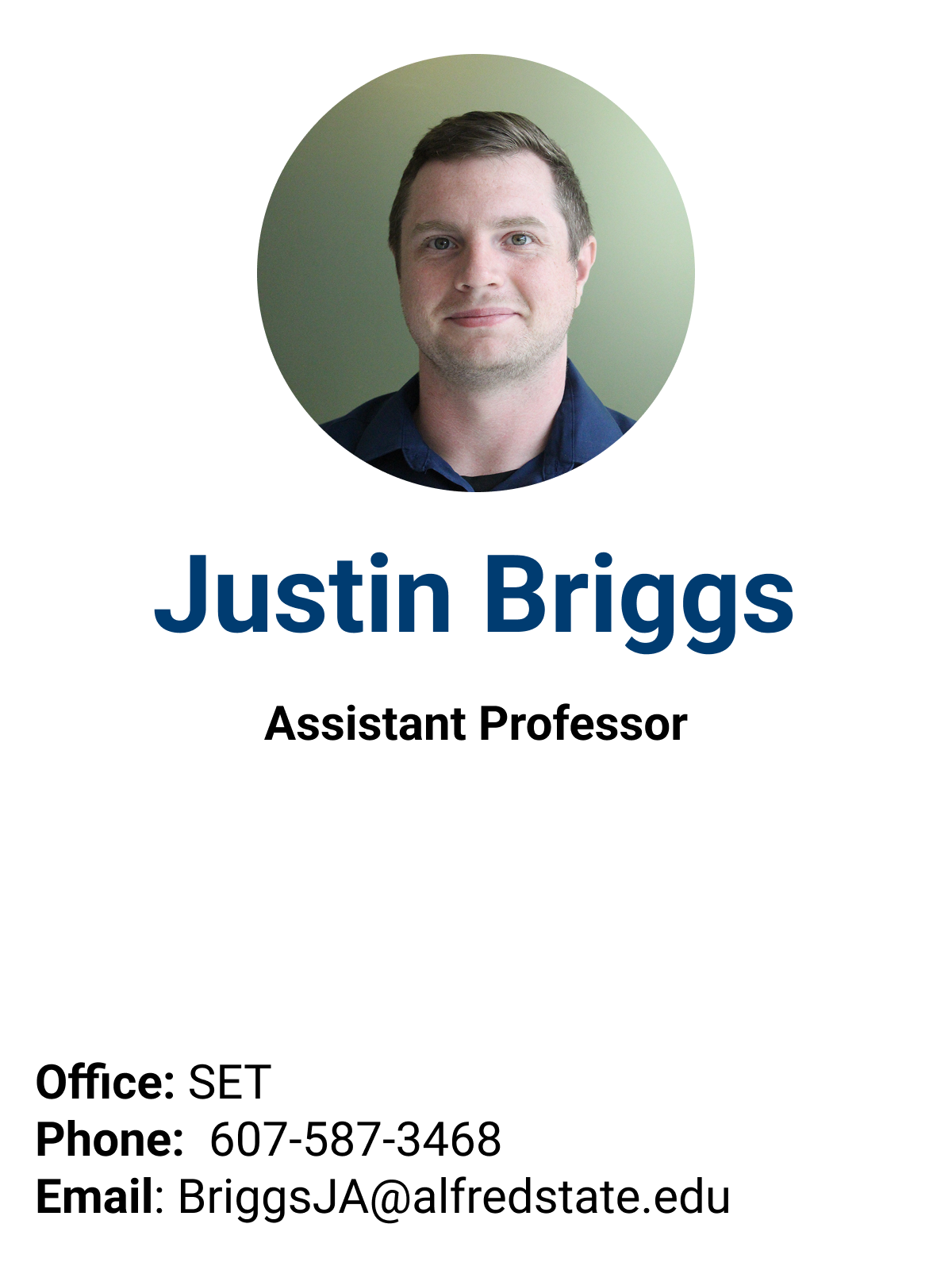 Card of Justin Briggs